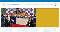 Desktop Screenshot of colegioteo.cl